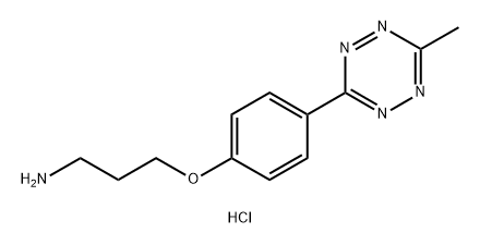 3-(4-(6-Methyl-1,2,4,5-tetrazin-3-yl)phenoxy)propan-1-aminehydrochloride