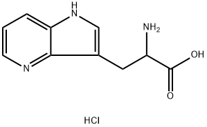 2-Amino-3-{1H-pyrrolo[3,2-b]pyridin-3-yl}propanoic Acid dihydrochloride 结构式