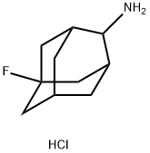 5-fluoroadamantan-2-amine hydrochloride 结构式