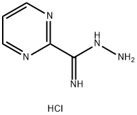 嘧啶-2-羧酰亚胺酰肼盐酸盐 结构式