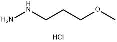 (3-methoxypropyl)hydrazine hydrochloride 结构式