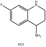 7-fluoro-1,2,3,4-tetrahydroquinolin-4-amine dihydrochloride 结构式