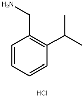 2-(丙烷-2-基)苯基]甲胺盐酸 结构式