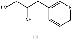 2-氨基-3-(吡啶-3-基)丙-1-醇二盐酸盐 结构式