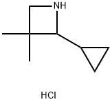 2-cyclopropyl-3,3-dimethylazetidine hydrochloride 结构式