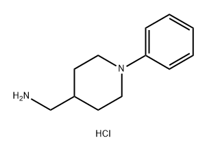 (1-phenylpiperidin-4-yl)methanamine dihydrochloride 结构式