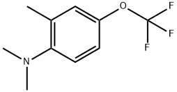 N,N,2-Trimethyl-4-(trifluoromethoxy)benzenamine 结构式