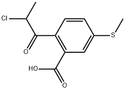 2-(2-Chloropropanoyl)-5-(methylthio)benzoic acid