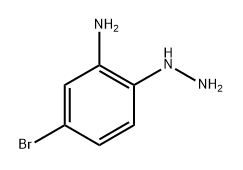 5-bromo-2-hydrazinylaniline 结构式