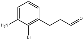 3-Amino-2-bromophenylpropanal 结构式