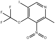 5-Iodo-2-methyl-3-nitro-4-(trifluoromethoxy)pyridine 结构式