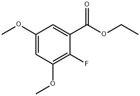 Ethyl 2-fluoro-3,5-dimethoxybenzoate 结构式