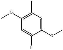 1-Fluoro-2,5-dimethoxy-4-methylbenzene 结构式