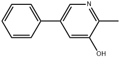 2-Methyl-5-phenyl-3-pyridinol 结构式