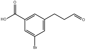 3-Bromo-5-(3-oxopropyl)benzoic acid