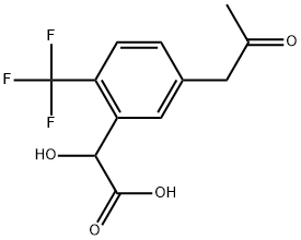 5-(2-Oxopropyl)-2-(trifluoromethyl)mandelic acid