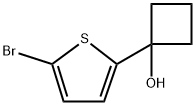 1-(5-bromothiophen-2-yl)cyclobutanol 结构式