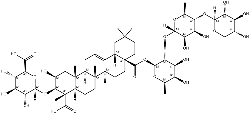 青葙苷I 结构式