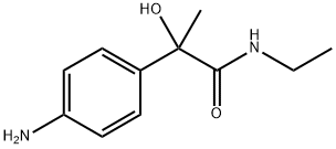 2-(4-氨基苯基)-N-乙基-2-羟丙酰胺 结构式