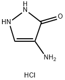 4-AMINO-2,3-DIHYDRO-1H-PYRAZOL-3-ONE DIHYDROCHLORIDE 结构式
