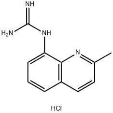 N-(2-methylquinolin-8-yl)guanidine hydrochloride 结构式