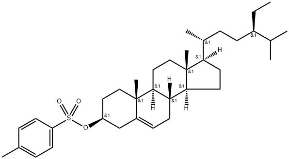 Stigmast-5-en-3-ol, 3-(4-methylbenzenesulfonate), (3β)- 结构式