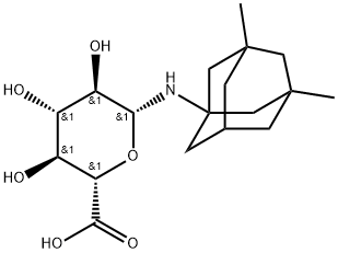 Memantine N-b-D-glucuronide 结构式