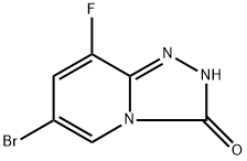 6-溴-8-氟-[1,2,4]三唑并[4,3-A]吡啶-3(2H)-酮 结构式