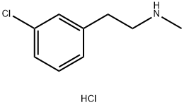 N-Methyl?3-chlorophenethylamine hydrochloride 结构式