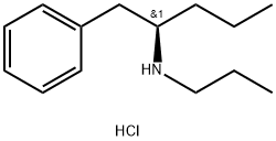 R-(1-Benzyl-butyl)-propyl-amine Hydrochloride 结构式