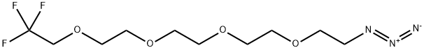 1,1,1-Trifluoroethyl-PEG4-azide 结构式