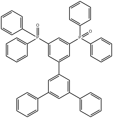 (5-三苯-1,3-亚苯基)双(二苯基氧化膦) 结构式