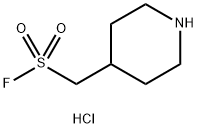 哌啶-4-基甲磺酰氟盐酸盐 结构式