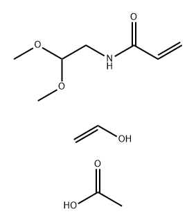 2-Propenamid, N-(2,2-Dimethoxyethyl)-, Polymer mit Ethanol, Acetat (Ester) 结构式