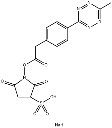 Methyltetrazine-Sulfo-NHS Ester 结构式