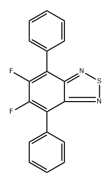 5,6-二氟-4,7-二苯基苯并[C][1,2,5]噻二唑 结构式