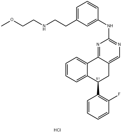 化合物 DERAZANTINIB DIHYDROCHLORIDE 结构式