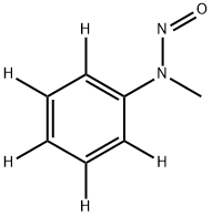 化合物 N-NITROSO-N-METHYLANILINE-D5 结构式