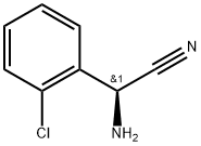 (S)-2-amino-2-(2-chlorophenyl)acetonitrile 结构式