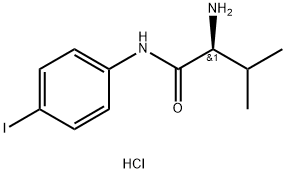 (S)-2-氨基-N-(4-碘苯基)-3-甲基丁酰胺盐酸盐 结构式