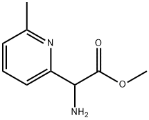 methyl 2-amino-2-(6-methylpyridin-2-yl)acetate 结构式