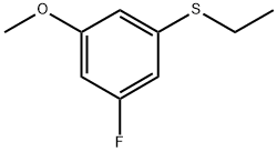 1-(Ethylthio)-3-fluoro-5-methoxybenzene 结构式