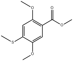 methyl 2,5-dimethoxy-4-(methylthio)benzoate 结构式