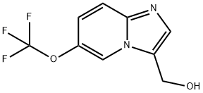 6-(trifluoromethoxy)imidazo[1,2-a]pyridin-3-yl]methanol 结构式