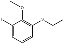 1-(Ethylthio)-3-fluoro-2-methoxybenzene 结构式