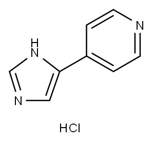 4-(1H-Imidazol-5-yl)pyridine HCl 结构式