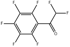 2,2-difluoro-1-(perfluorophenyl)ethanone 结构式