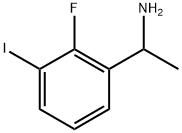 1-(2-氟-3-碘苯基)乙-1-胺 结构式