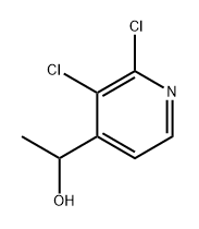 4-Pyridinemethanol, 2,3-dichloro-α-methyl- 结构式