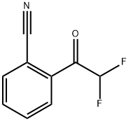 2-(2,2-difluoroacetyl)benzonitrile 结构式